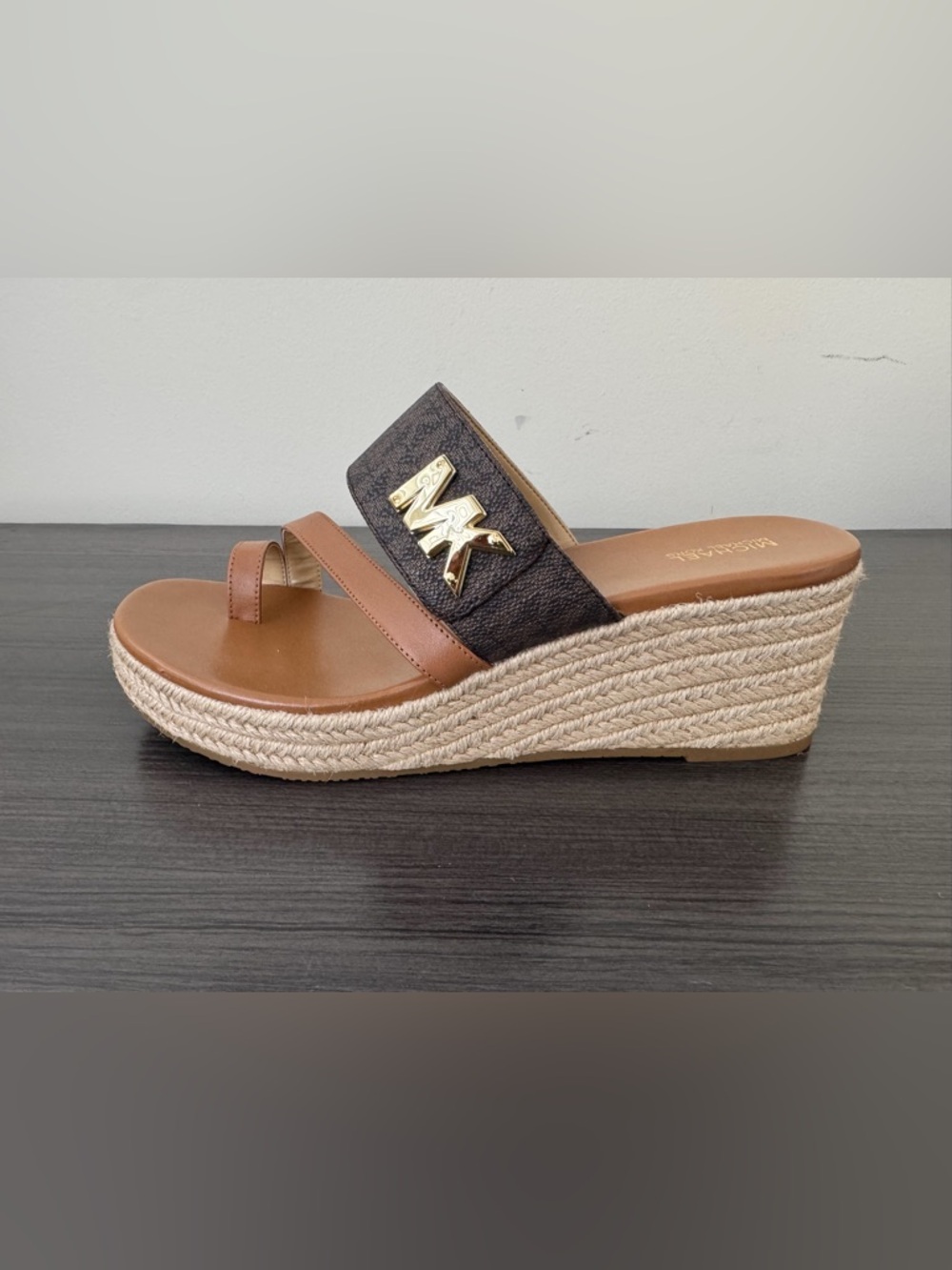 New Michael Kors Women's Jilly Espadrille Platform Wedge Sandals NWB Size 8.5 - Picture 8 of 9